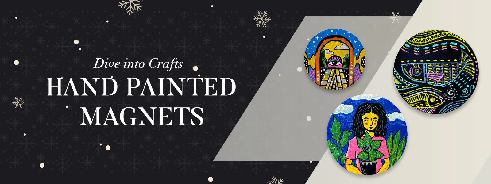 Hand Painted Fridge Magnets