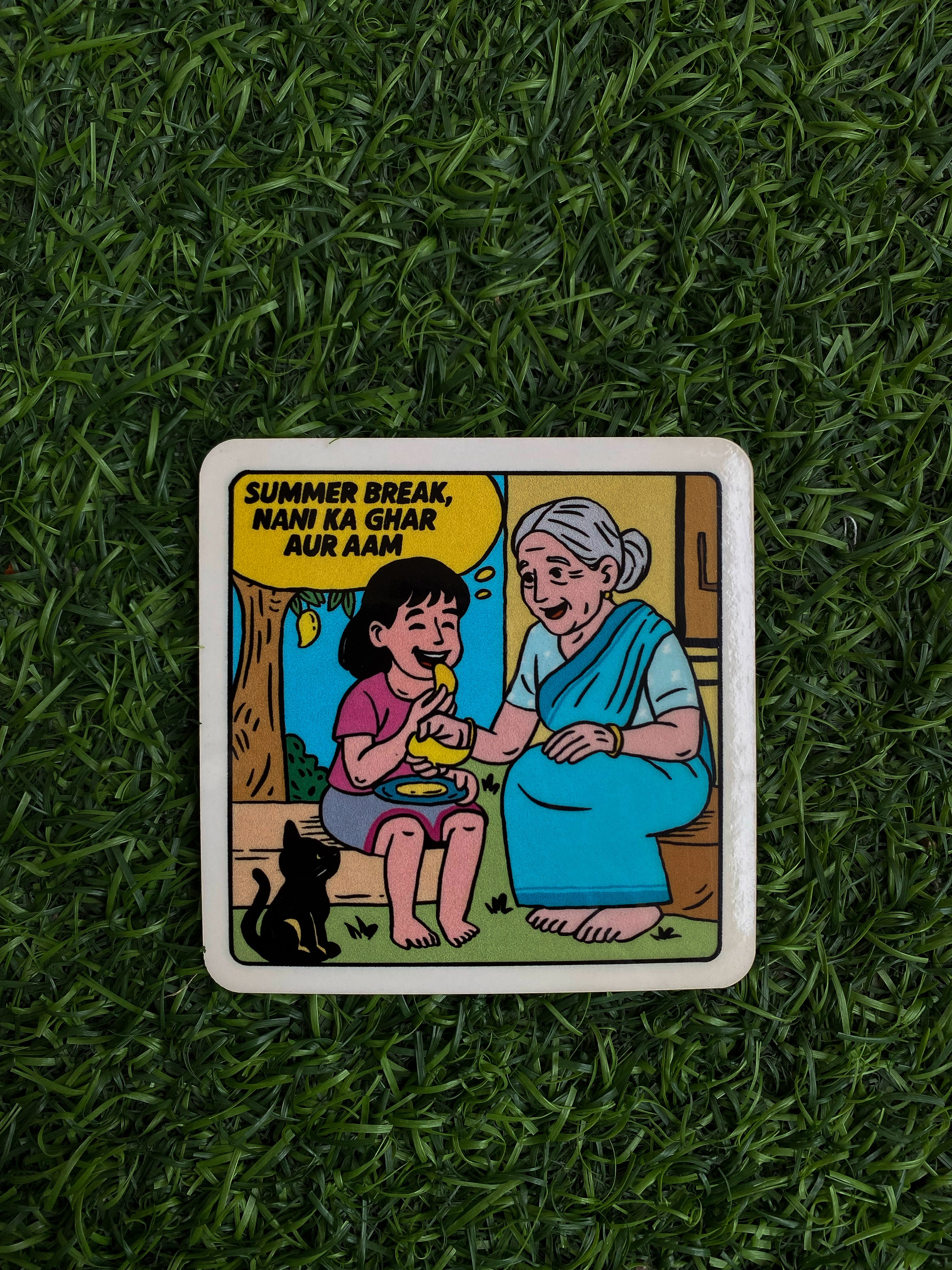 Summer Break Nostalgia Magnet