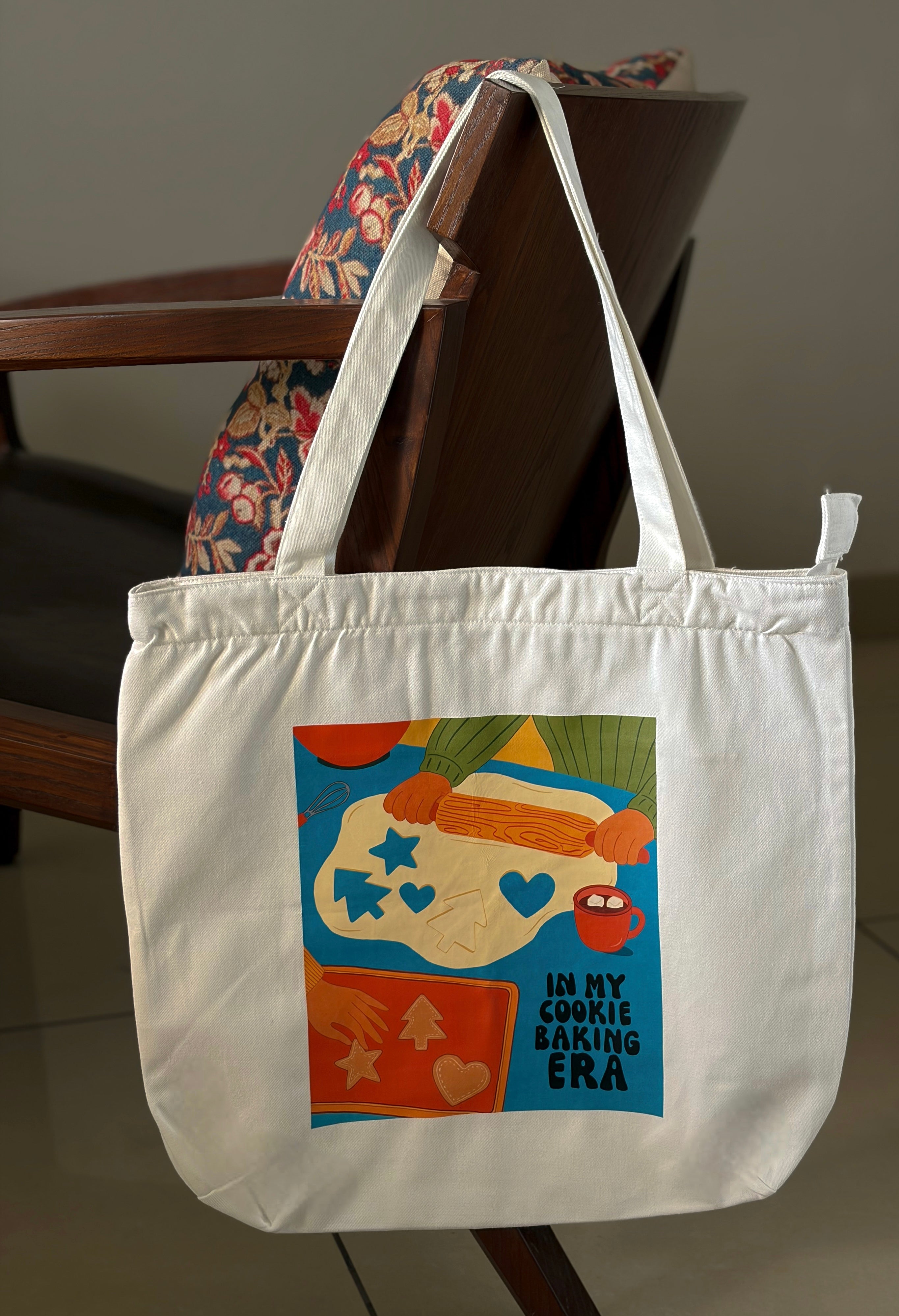 In My Cookie Baking Era - Christmas Baking Large Tote Bag