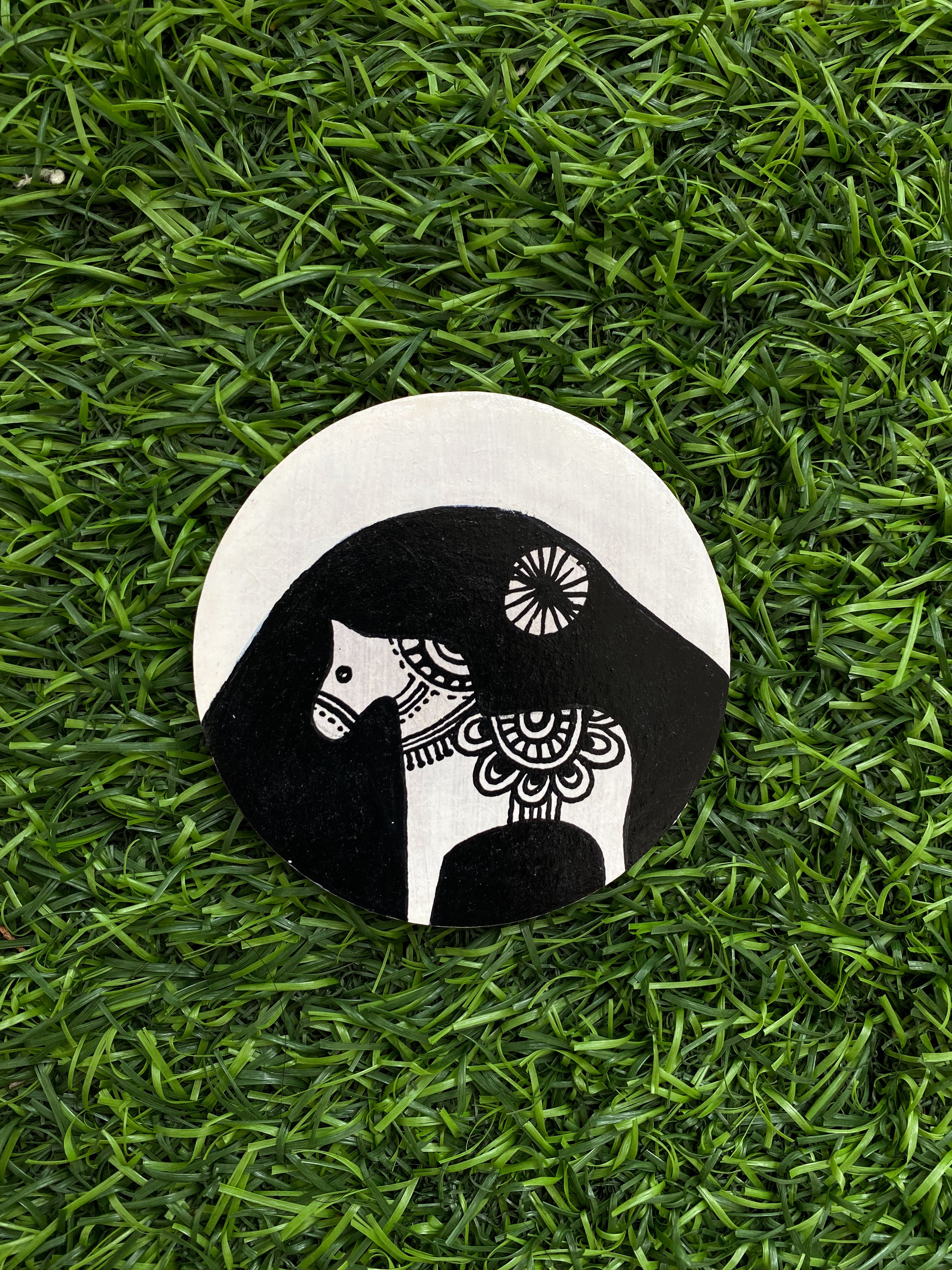 Urban Patterns Hand Painted Fridge Magnet