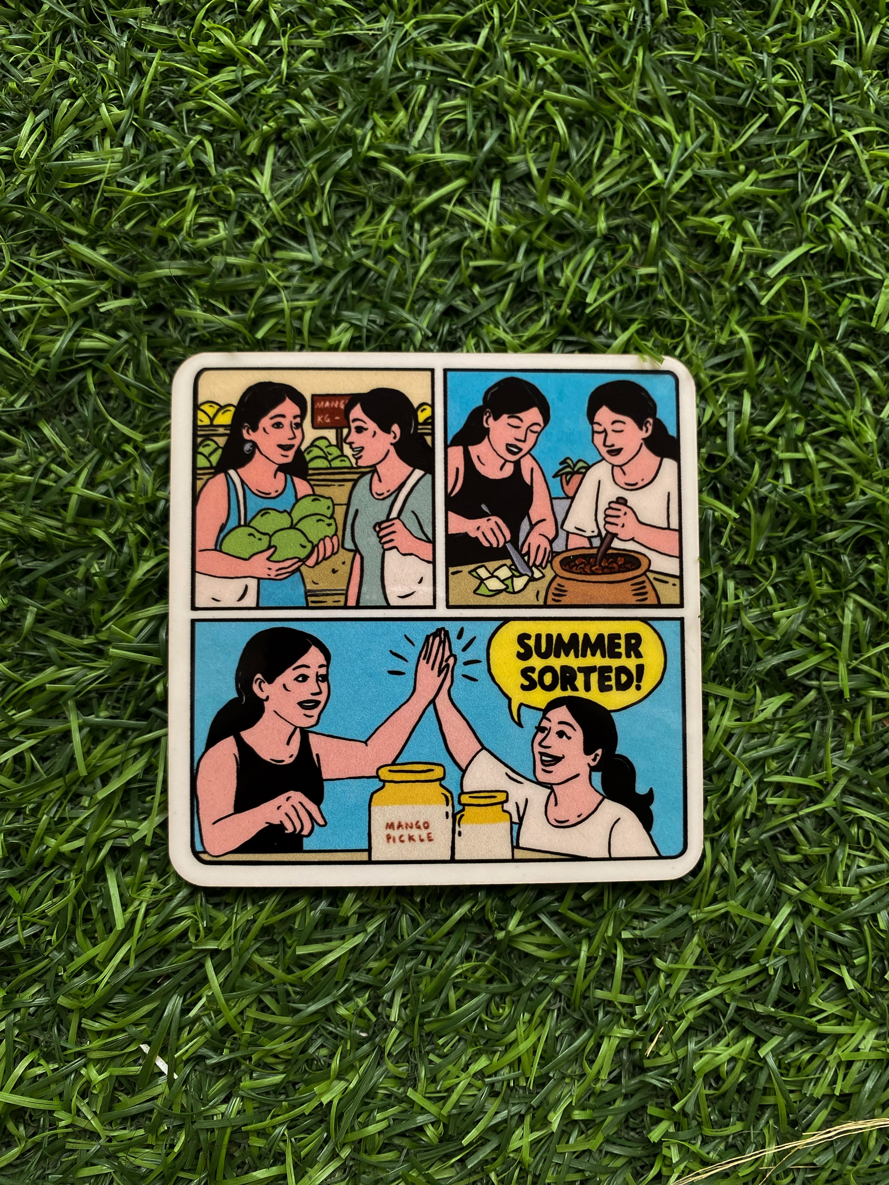 Summer Sorted Fun Fridge Magnet