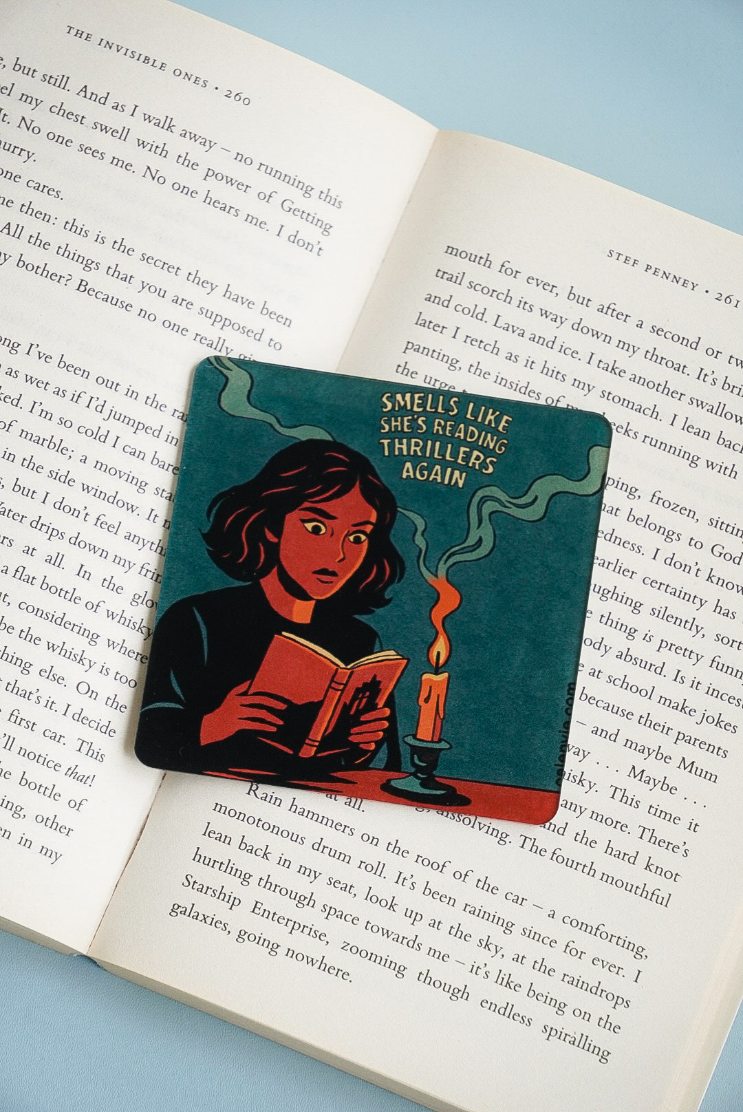 Thriller Reading Fridge Magnet