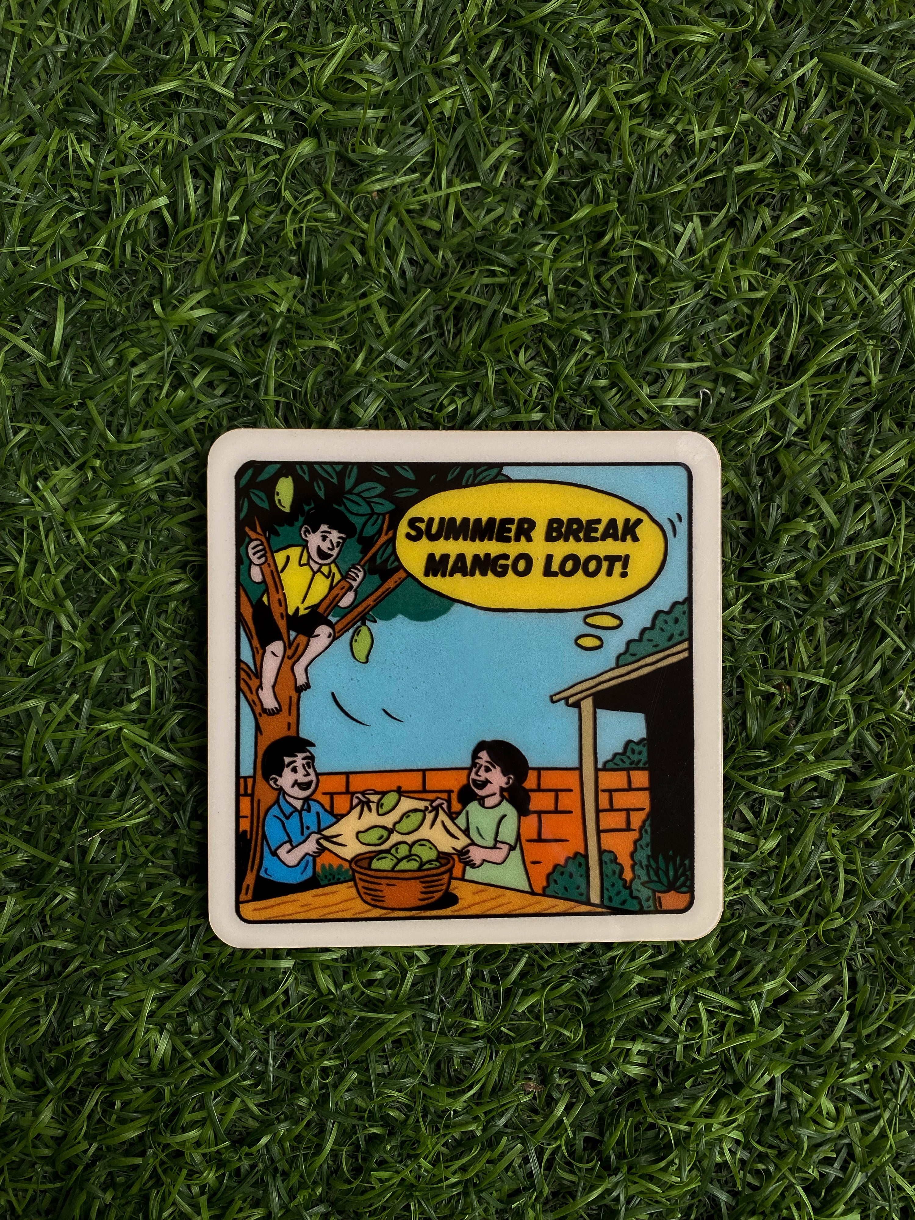 Summer Mango Treasure Magnet