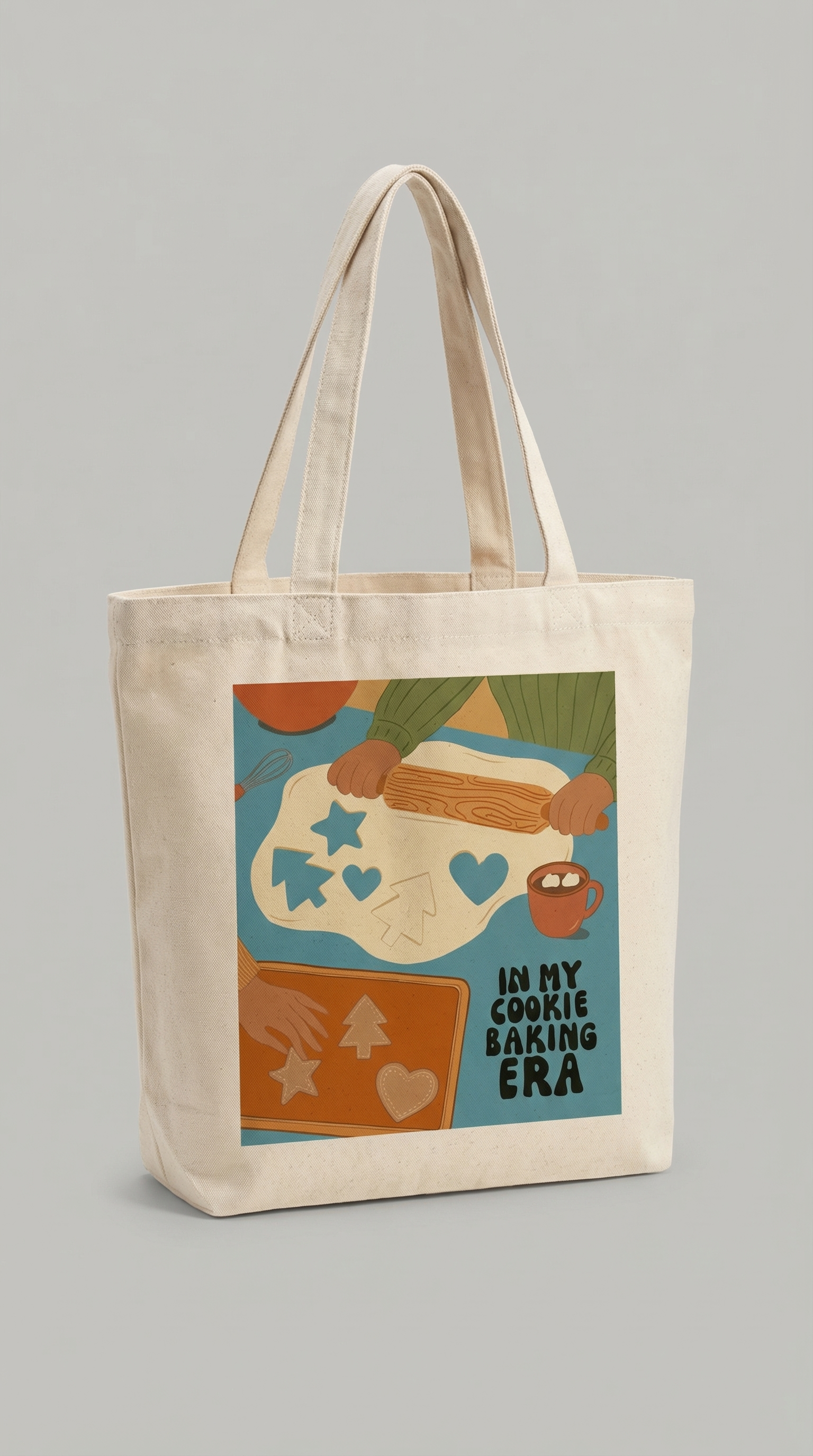 In My Cookie Baking Era - Christmas Baking Large Tote Bag