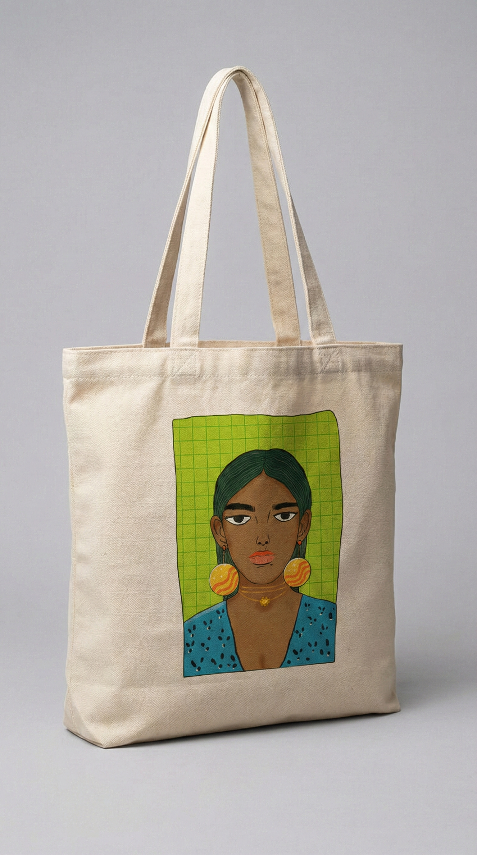 Faces of Femme Tote Bag with Zipper