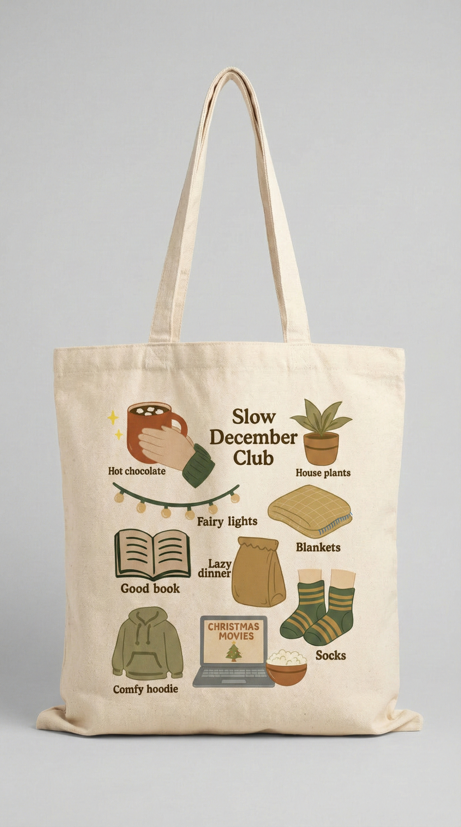 Slow December Club Tote Bag