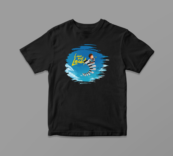 Live Out Loud T-shirt by SmilingSkull - Calenvie