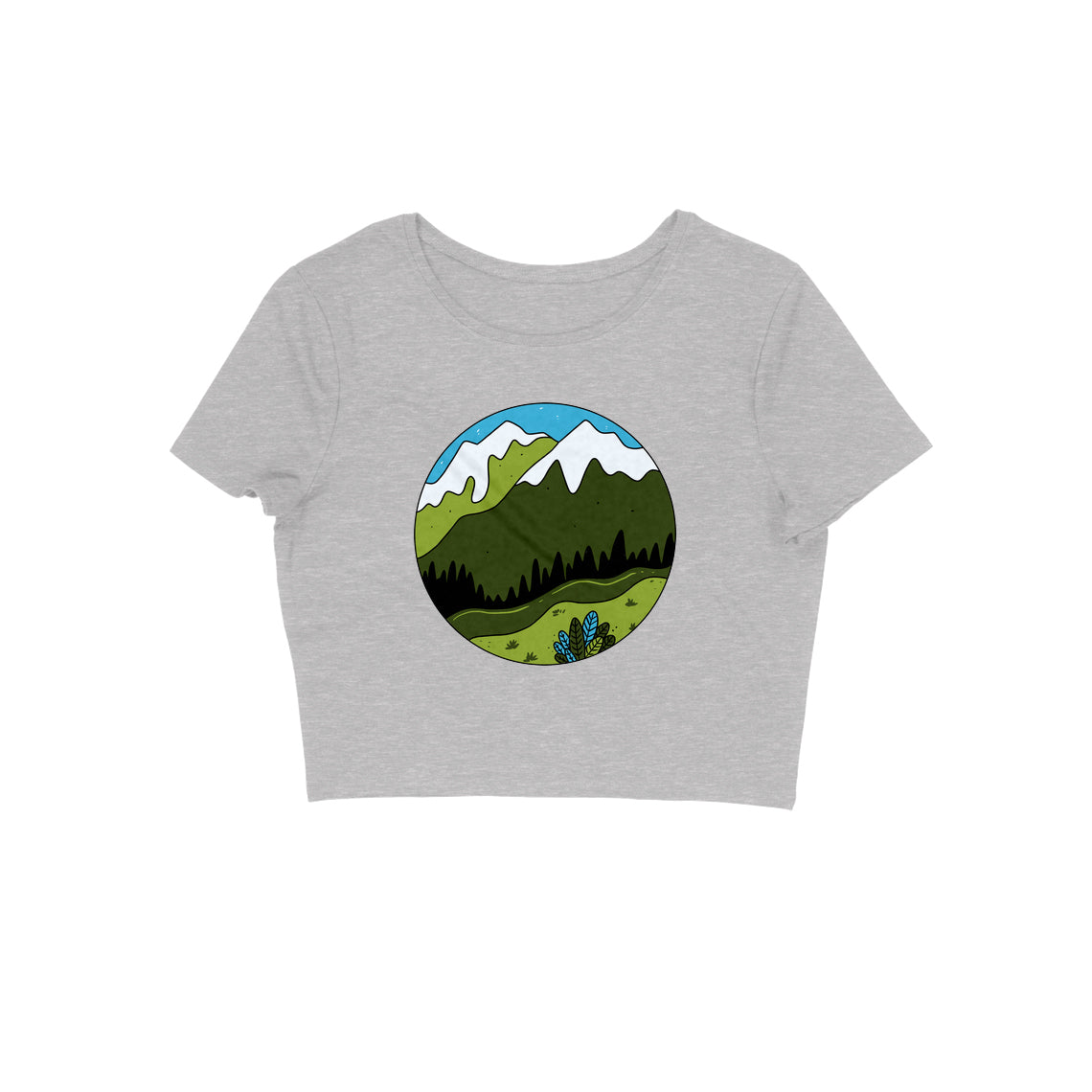 Mountains Calling Crop Top