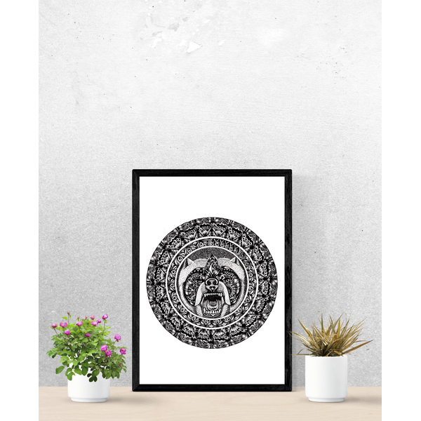 Bear Mandala Poster