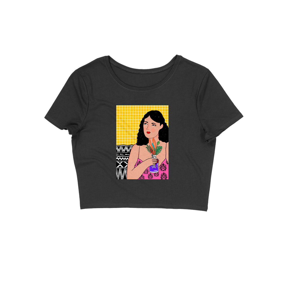 Goddess of her own hell Crop Top
