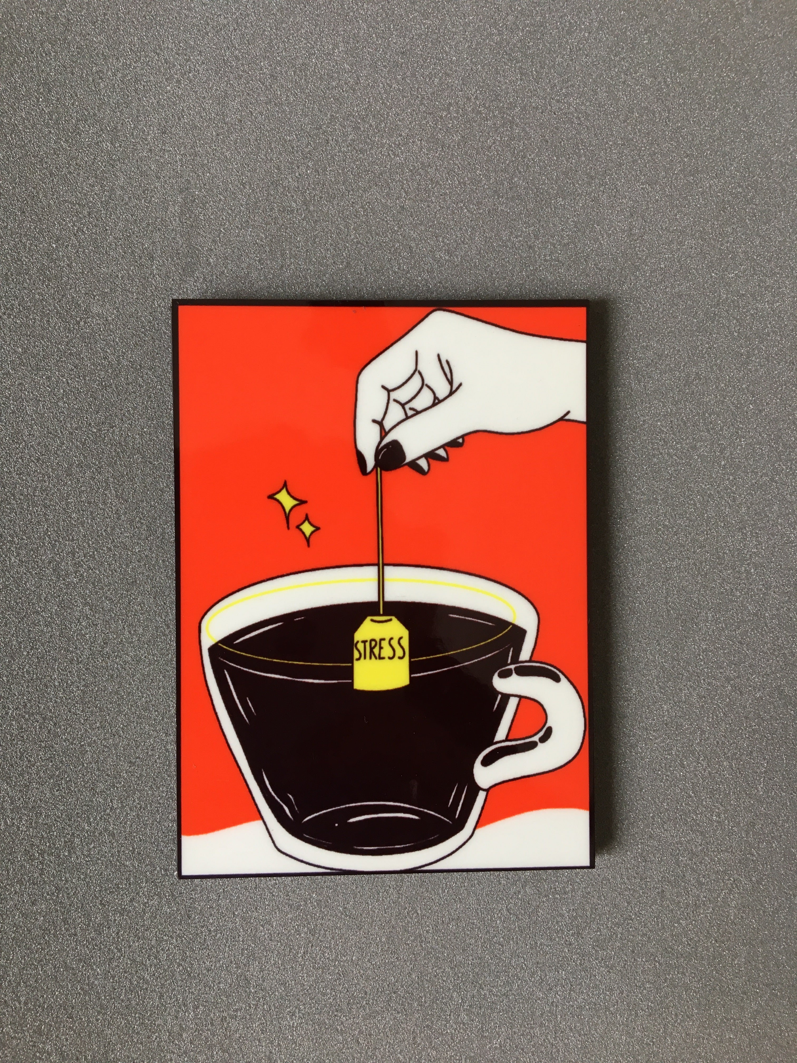 De-Stress with Every Glance Fridge Magnet