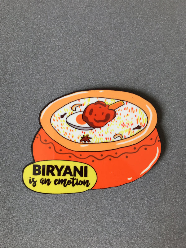 Biryani is an emotion Fridge Magnet