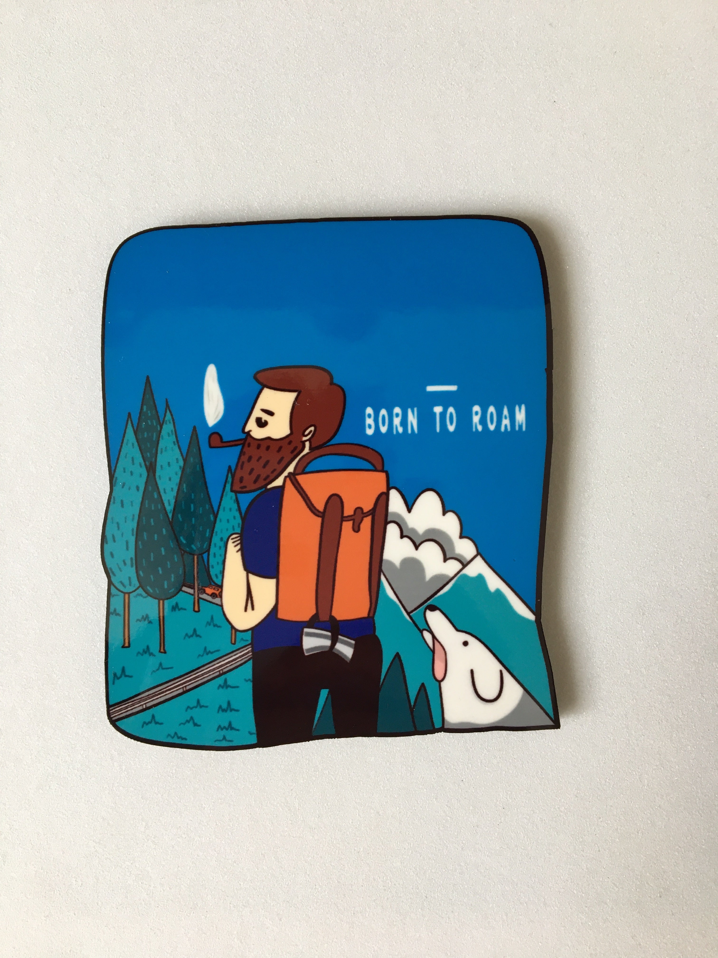 Born to Roam Adventure Magnet