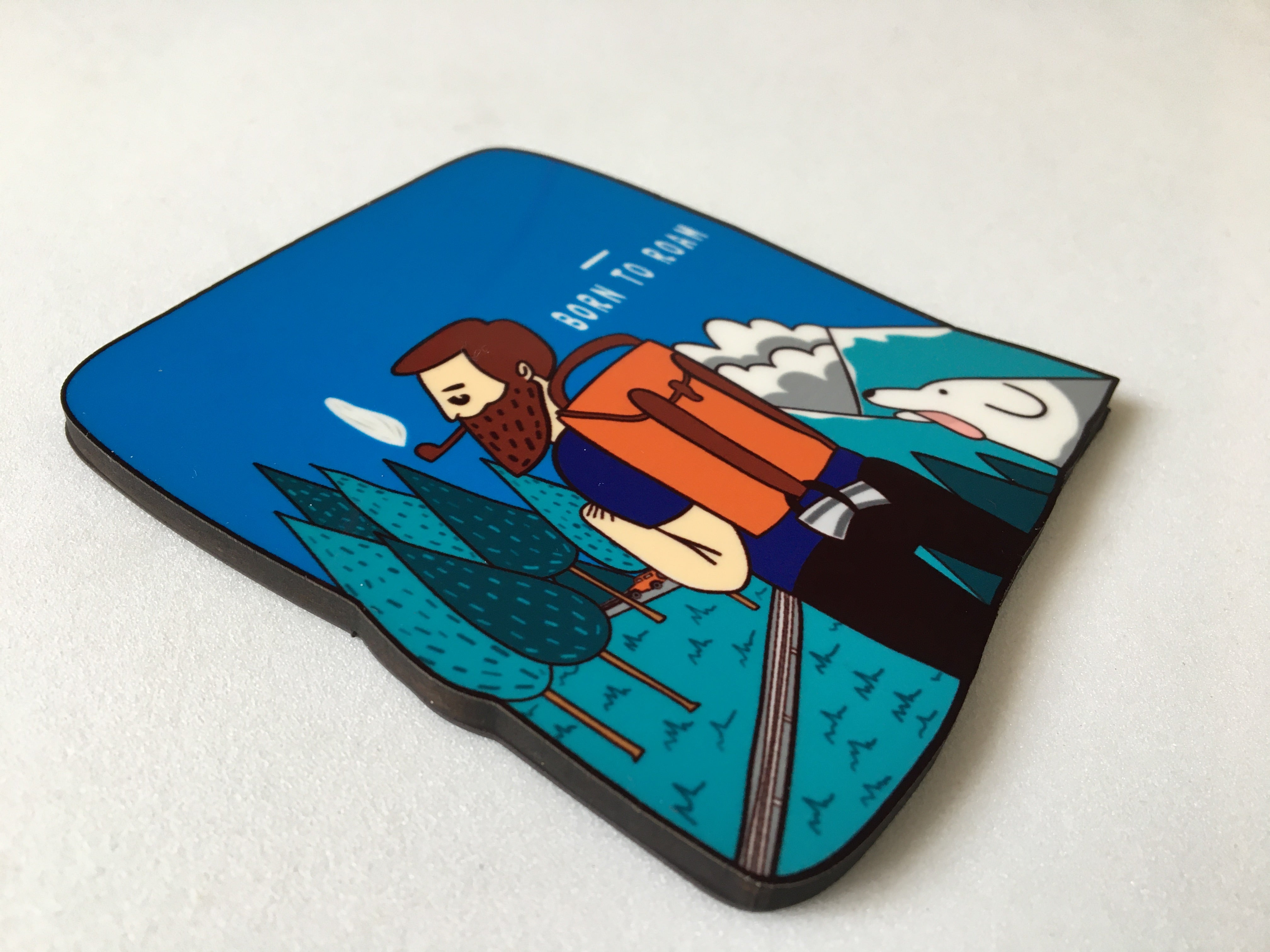 Born to Roam Adventure Magnet