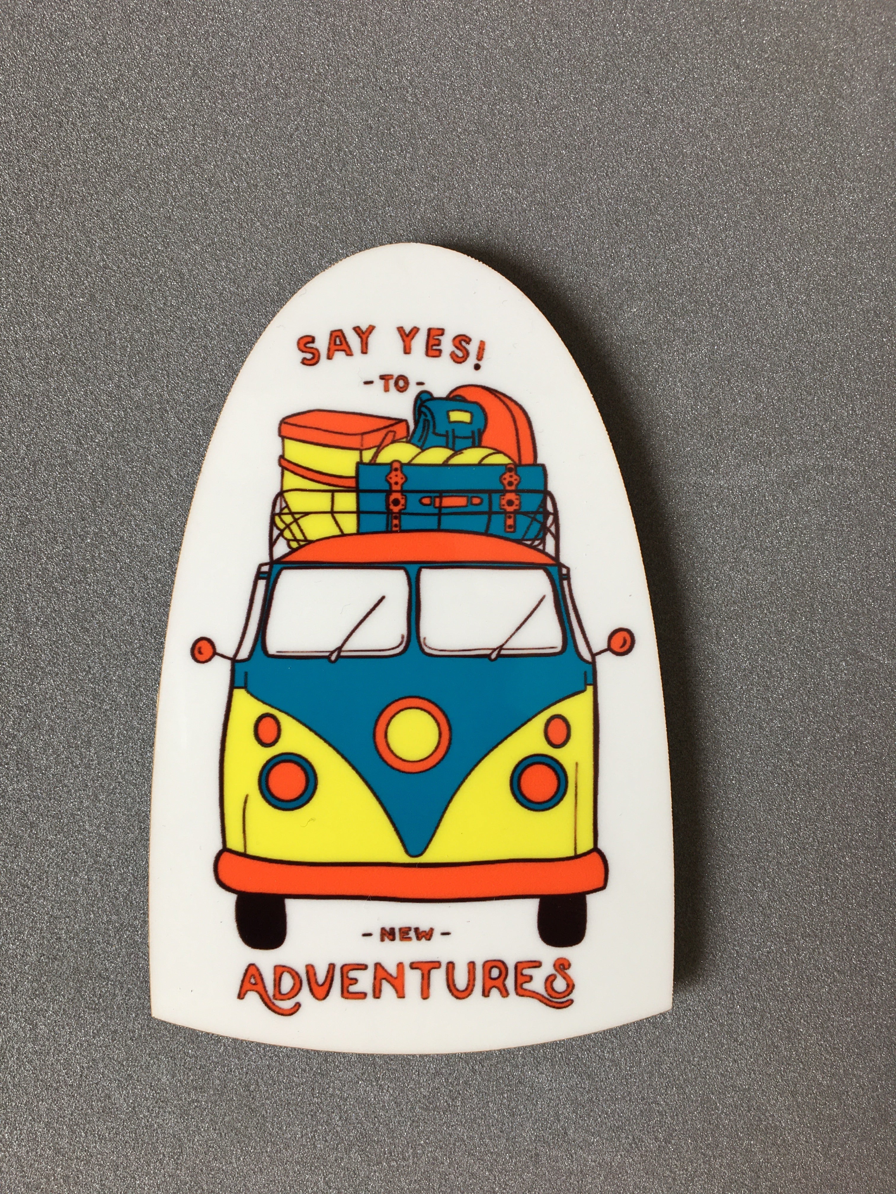 Adventure Awaits! "Say Yes" Fridge Magnet