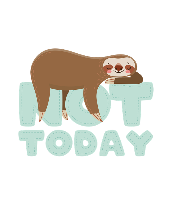 Not Today T-shirt by SmilingSkull - Calenvie