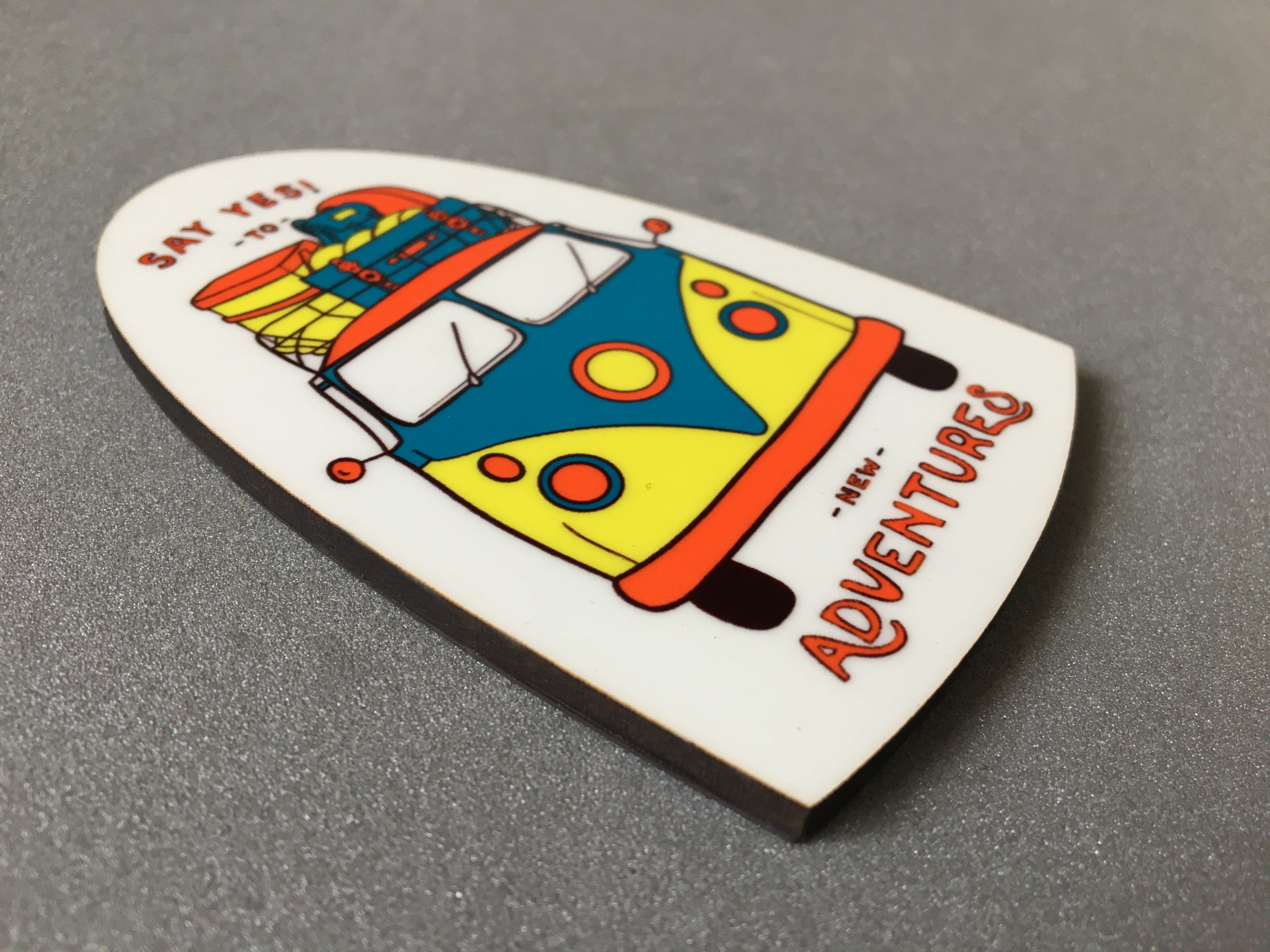 Adventure Awaits! "Say Yes" Fridge Magnet