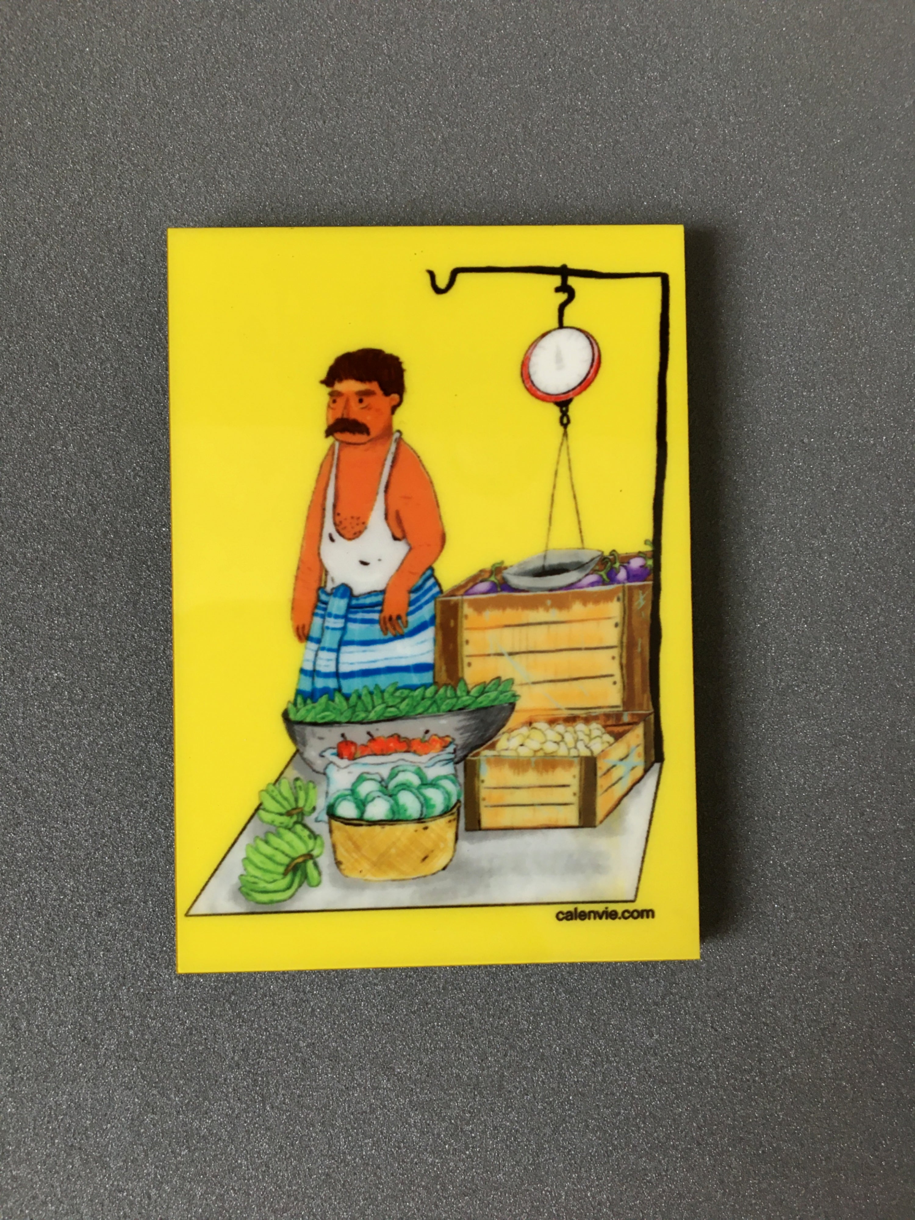 Vibrant Sabzi Wala Fridge Magnet