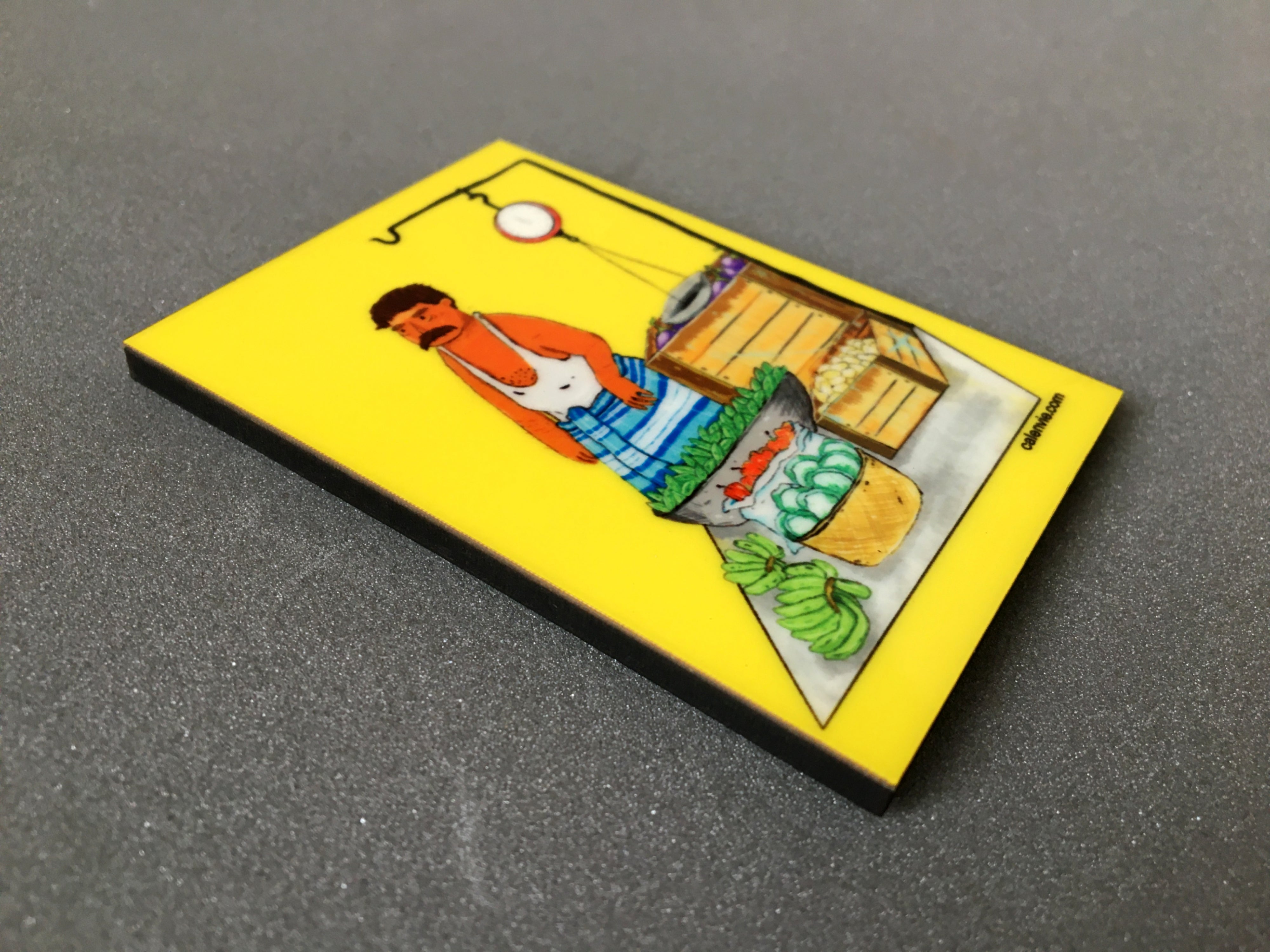 Vibrant Sabzi Wala Fridge Magnet