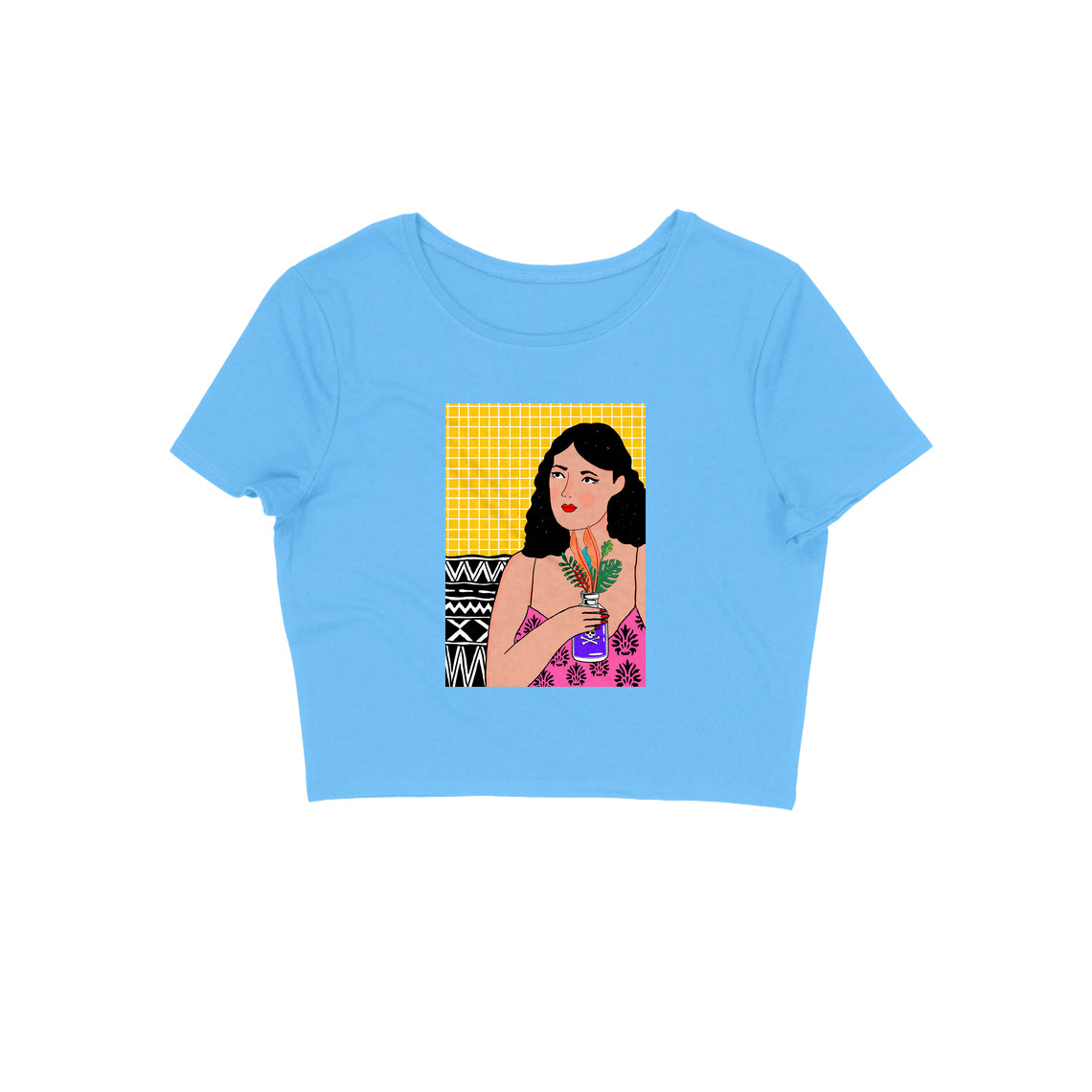 Goddess of her own hell Crop Top