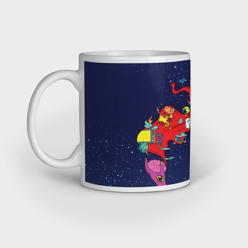 For An Artist, to be normal is a disaster White Ceramic Mug 330ml