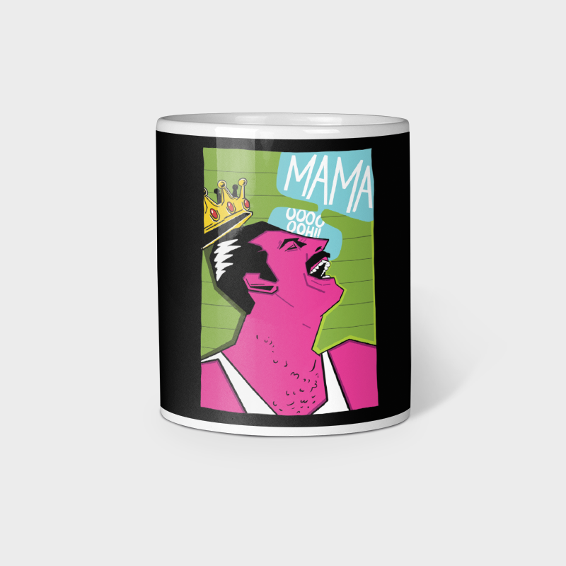 Freddie White Ceramic Mug 330ml