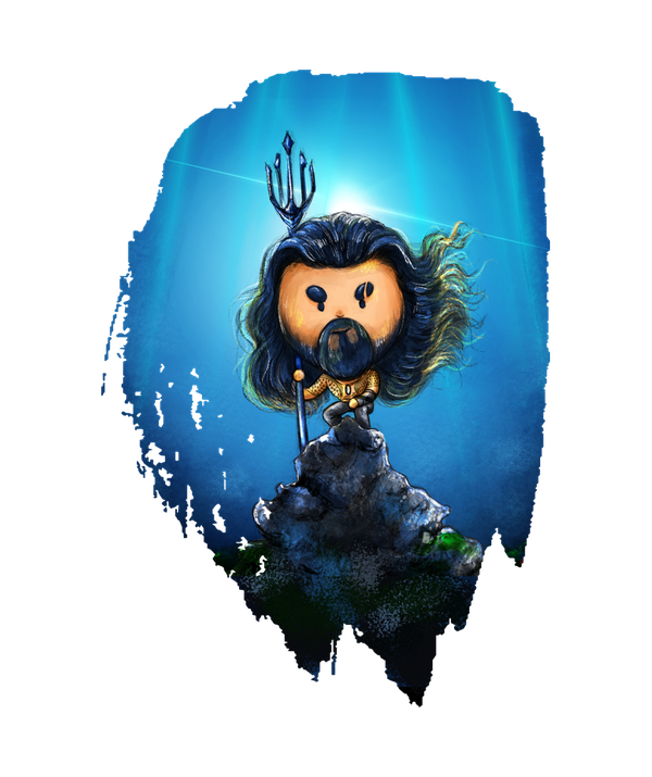 Aquaman T-shirt by SmilingSkull - Calenvie