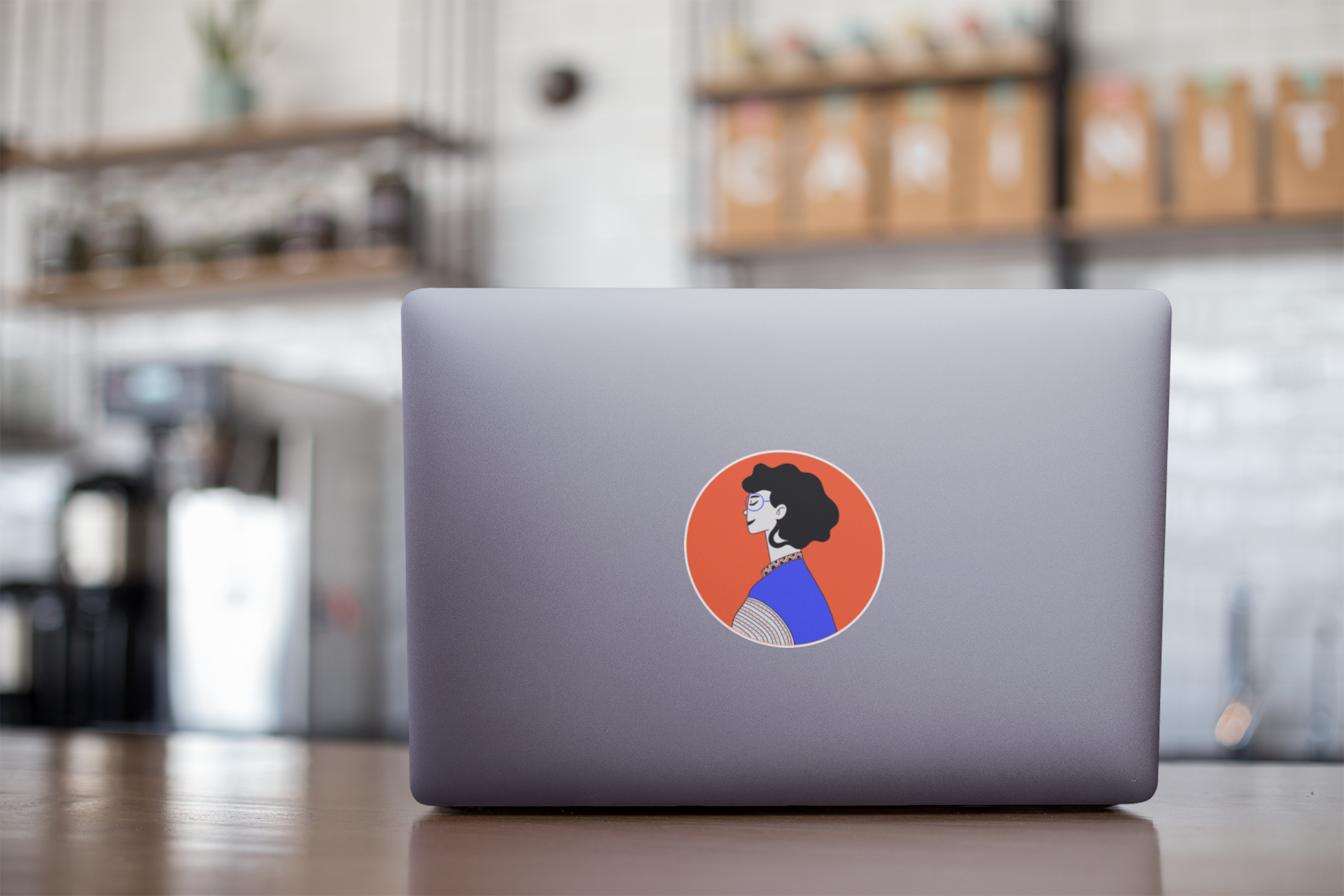 Lady Sticker