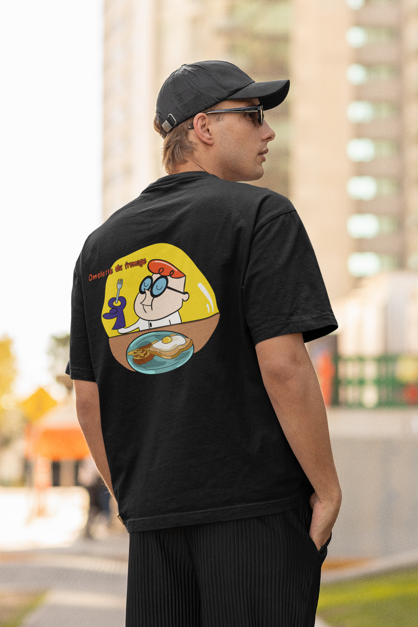 Omlette du fromage - Dexter Oversized Unisex T-shirt