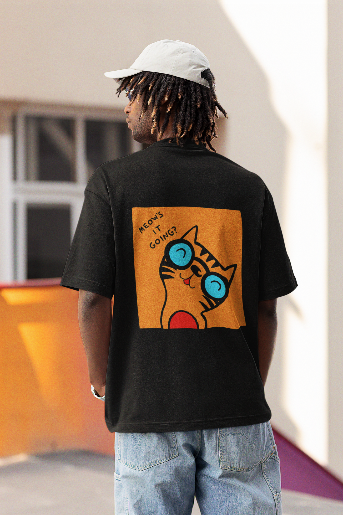 Meows It Going Oversized Unisex T-shirt