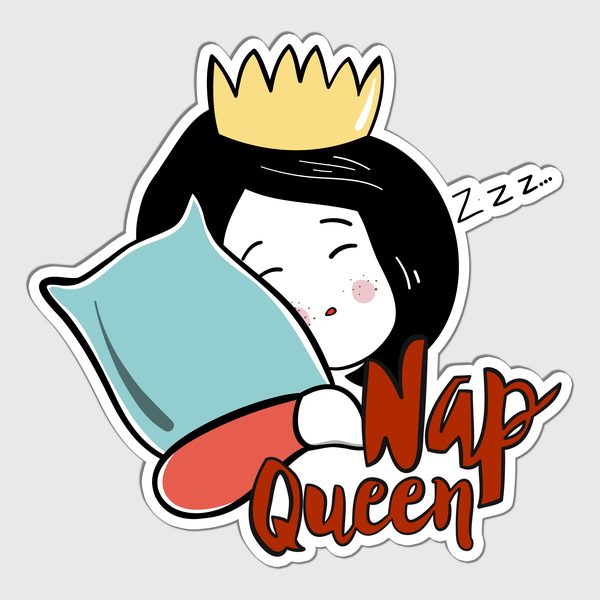 Nap Queen Sticker