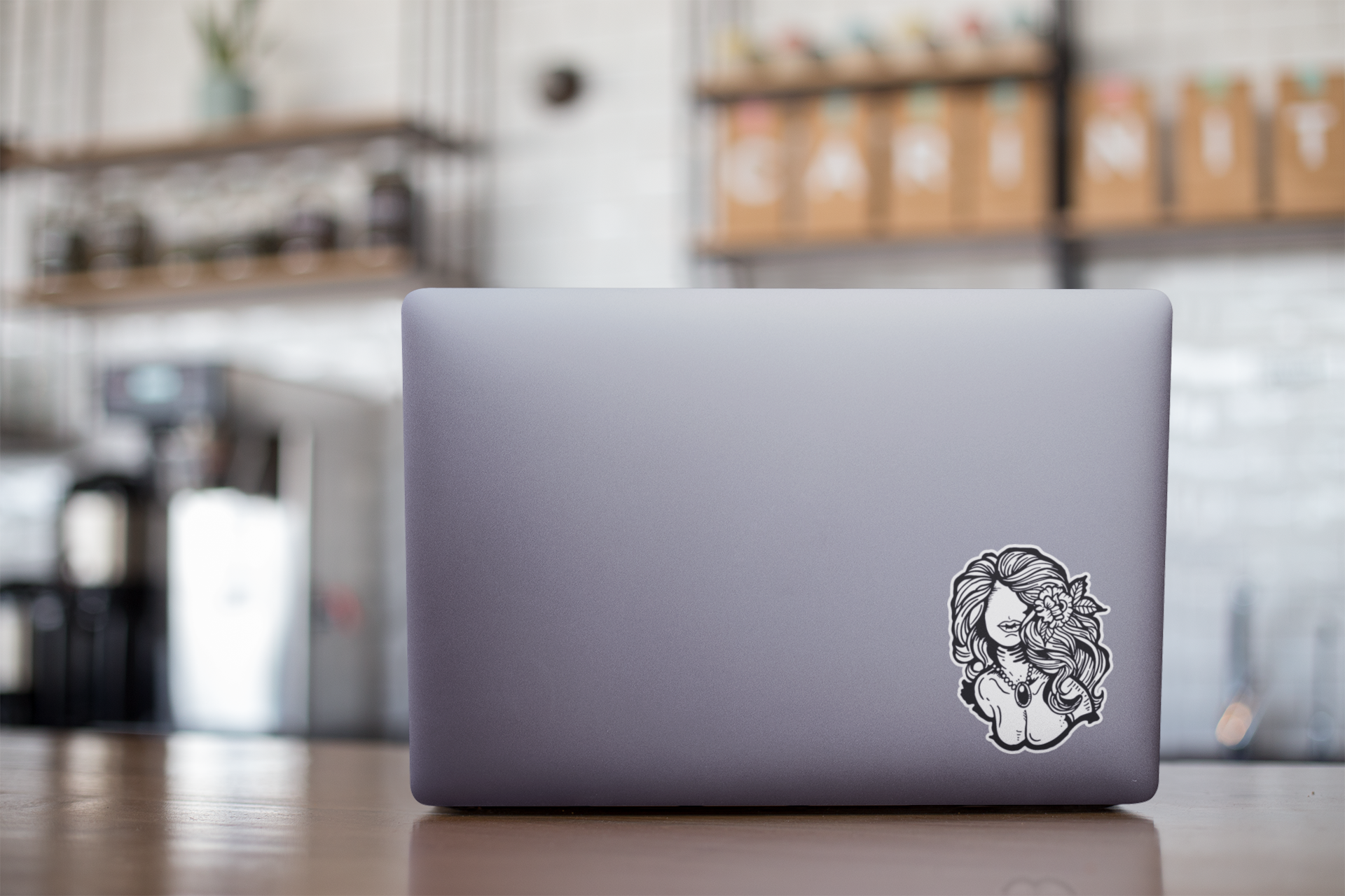 Girl Tribal Art Sticker