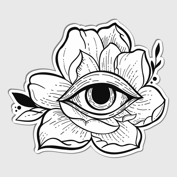 Eye Tribal Art Sticker