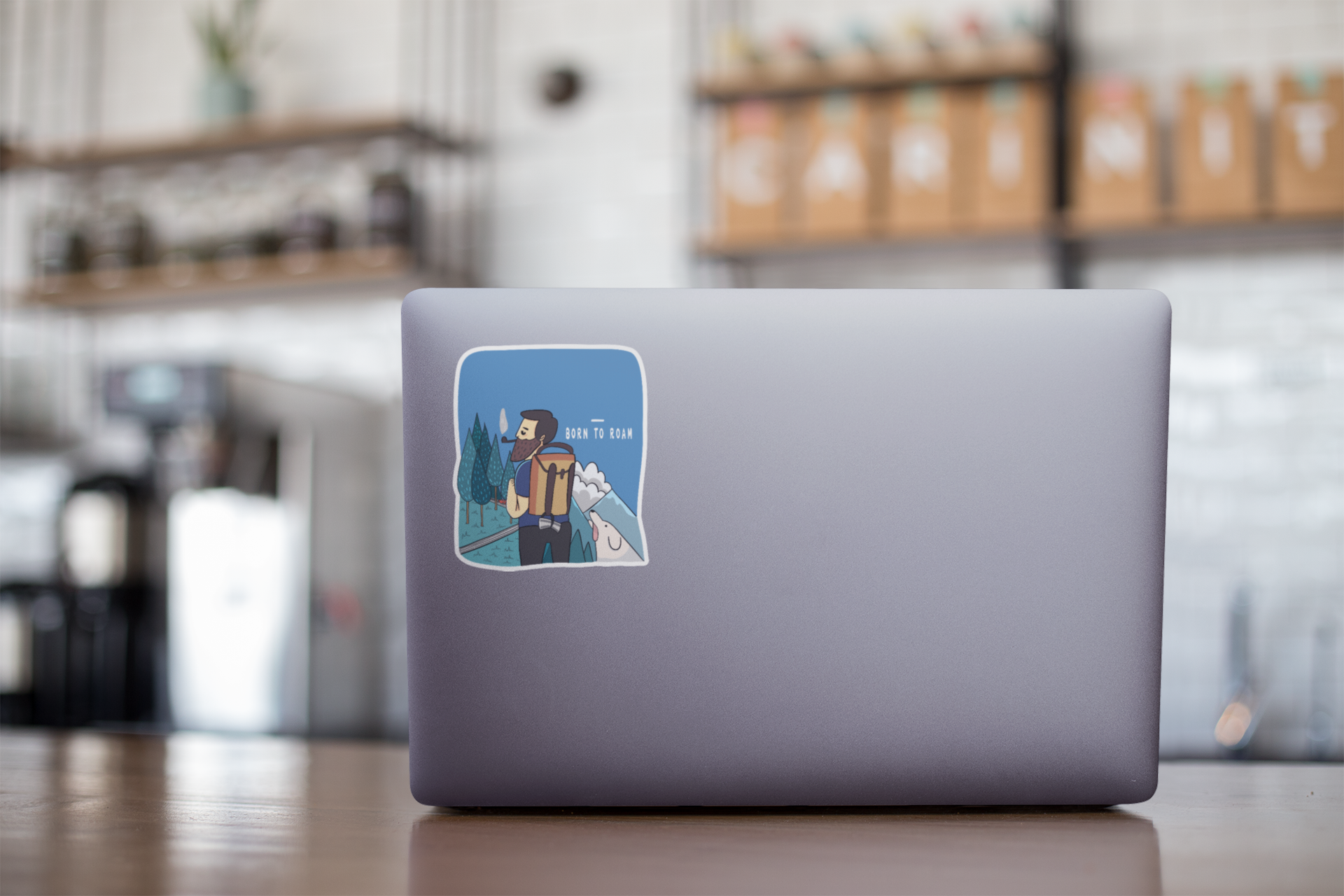 Born To Roam Sticker