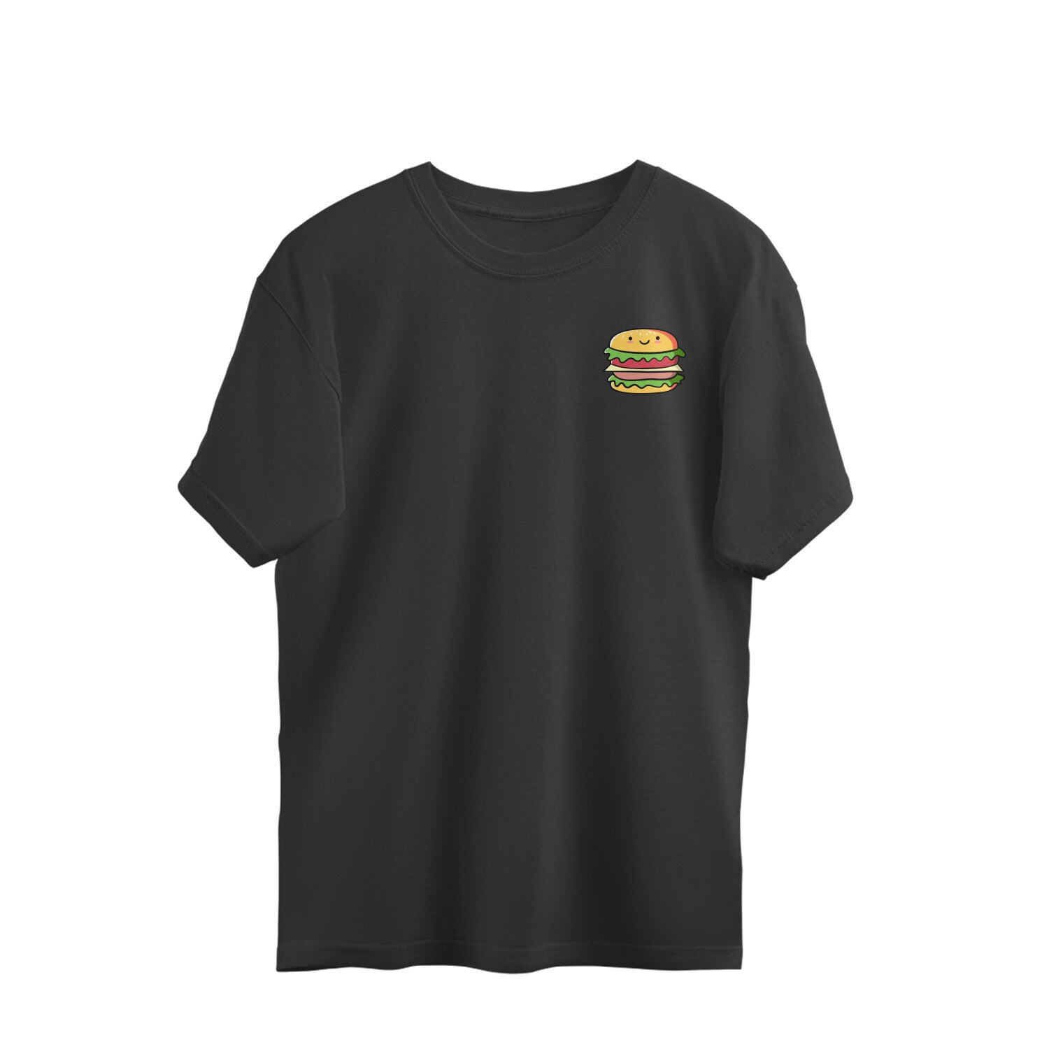 Pocket Burger Oversized Unisex T-shirt