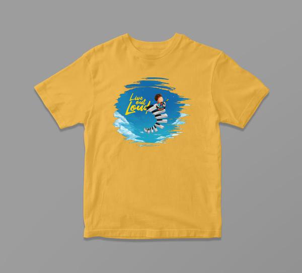 Live Out Loud T-shirt by SmilingSkull - Calenvie