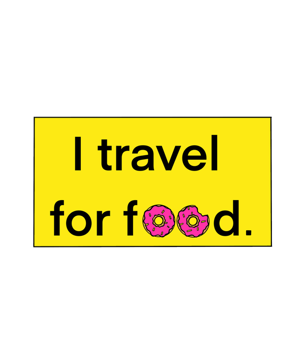 I Travel For Food T-shirt - Calenvie