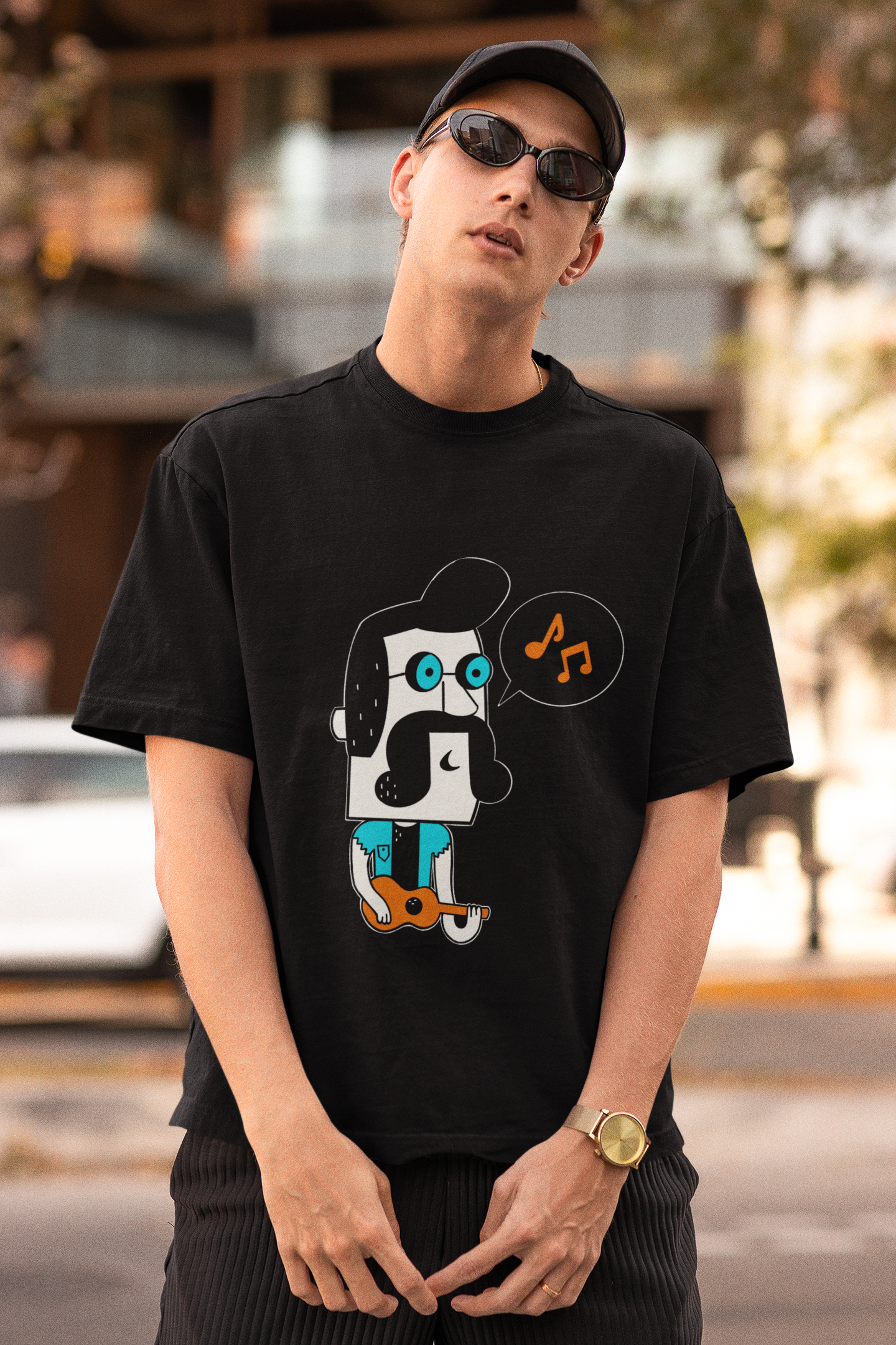 Ukulele Oversized Unisex T-shirt
