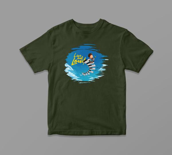 Live Out Loud T-shirt by SmilingSkull - Calenvie