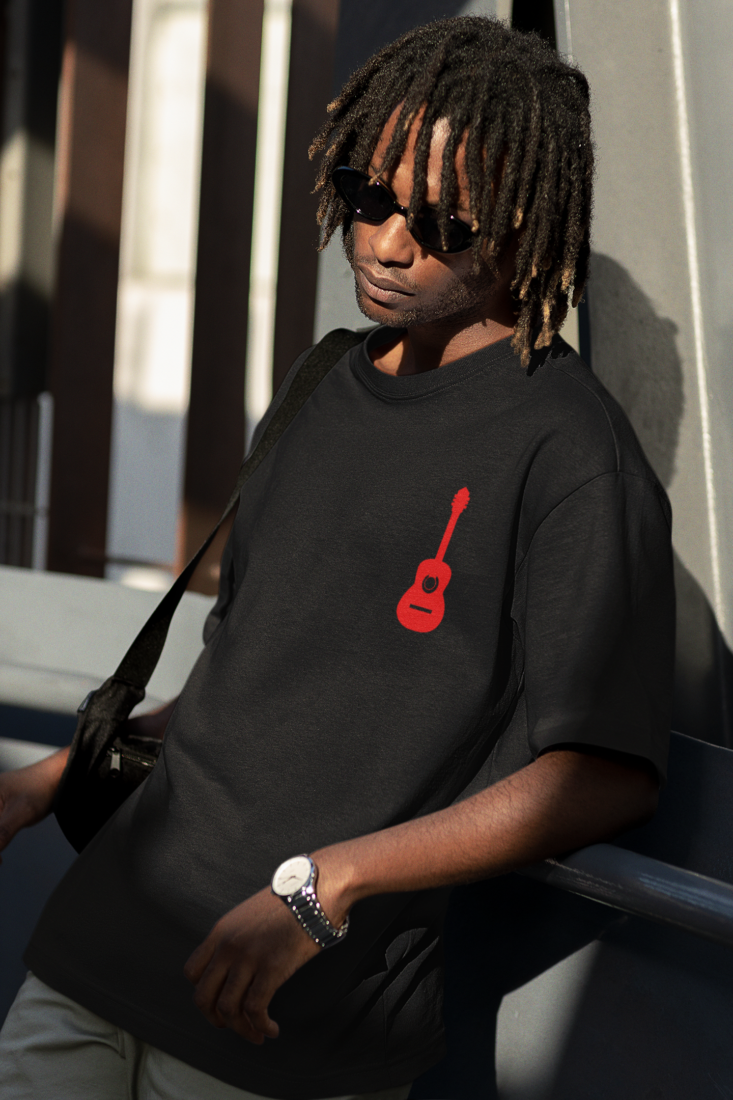 Guitar Oversized Unisex T-shirt