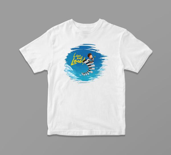 Live Out Loud T-shirt by SmilingSkull - Calenvie