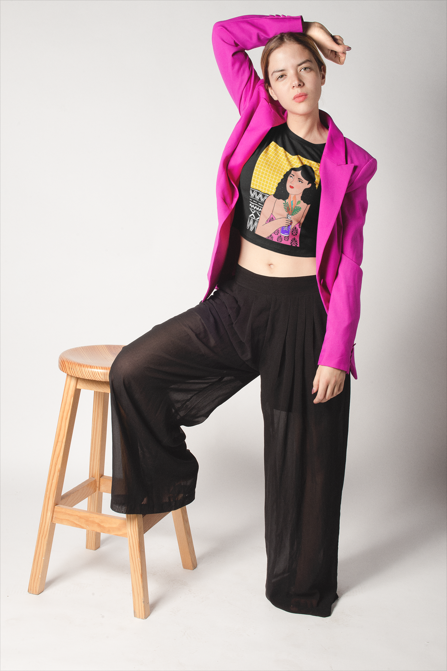 Goddess of her own hell Crop Top