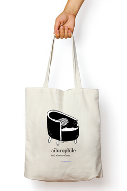 Purrfectly Tote-tastic Ailurophile Tote Bag with Zipper