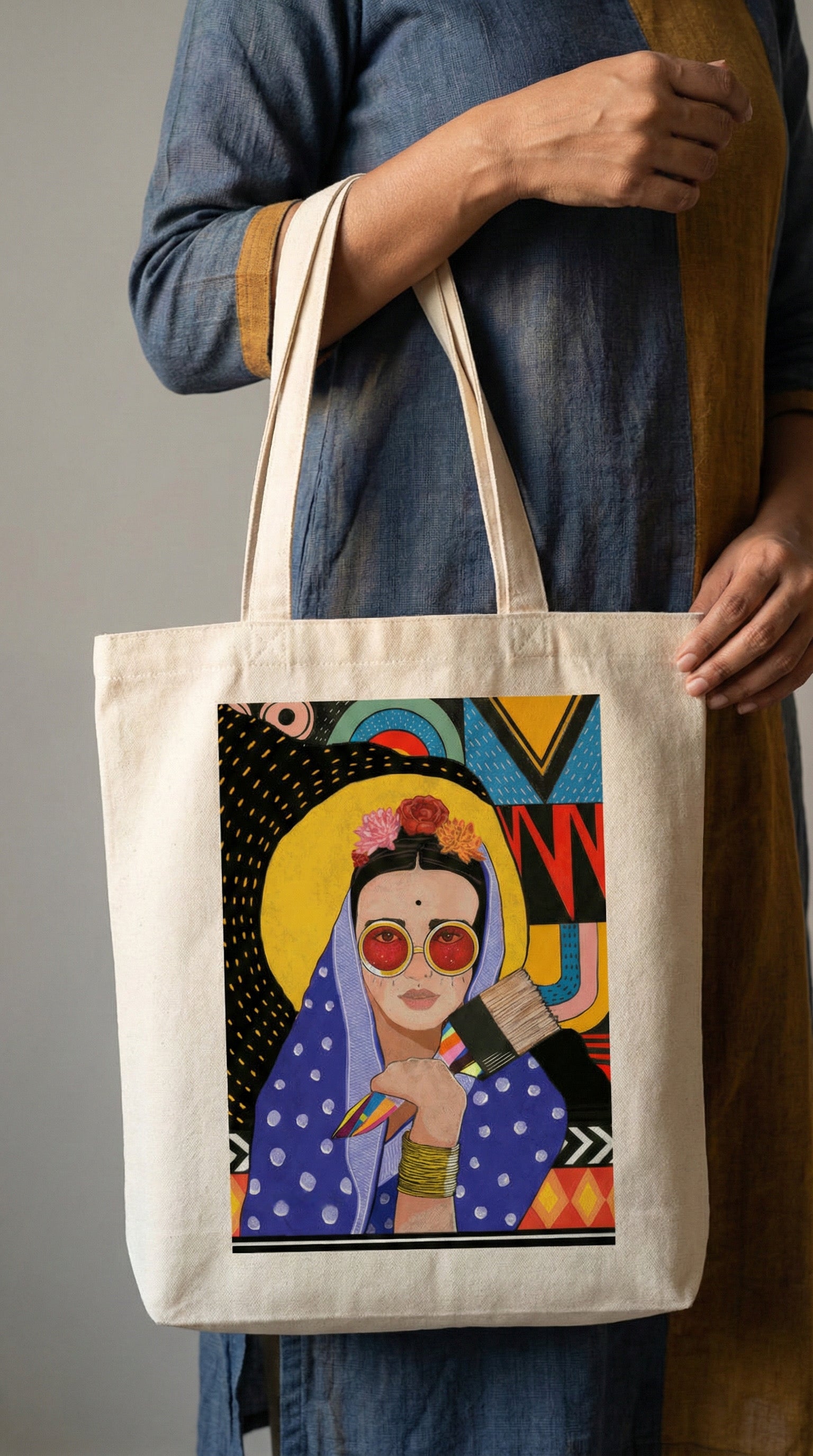 Amrita Sher-Gil Tote Bag Canvas With Zip / No Zip