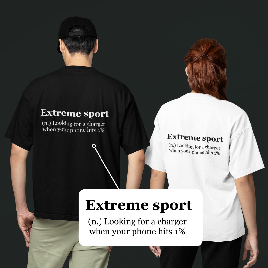 Extreme Sport Oversized Tshirt
