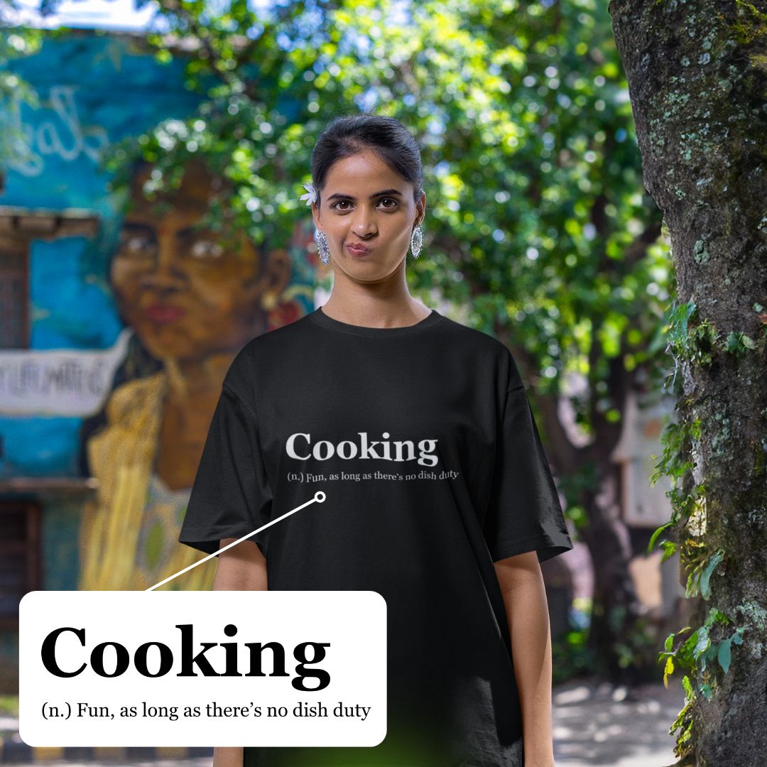 Cooking Oversized Tshirt