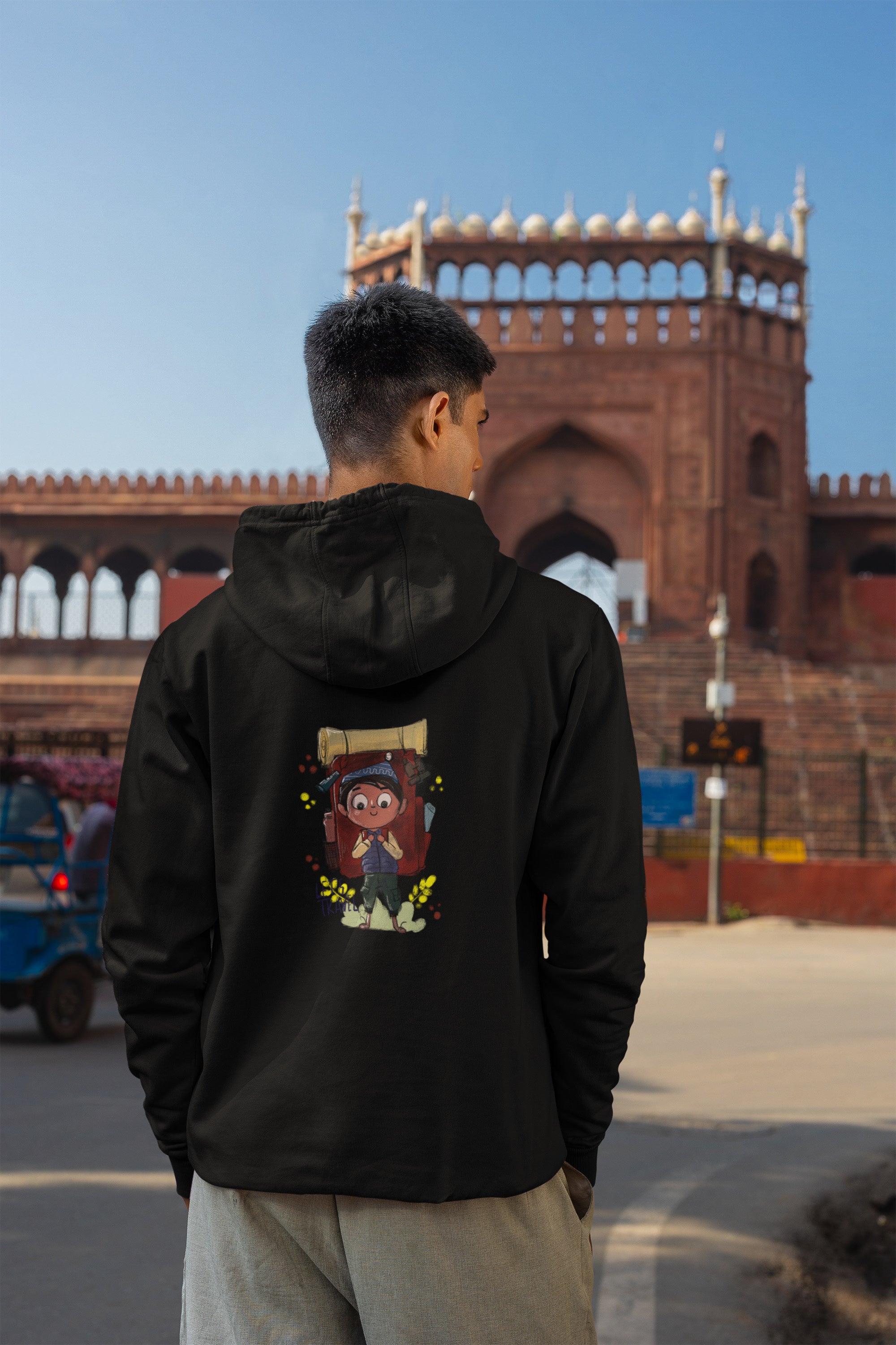 Lets Travel Hoodie by SmilingSkull