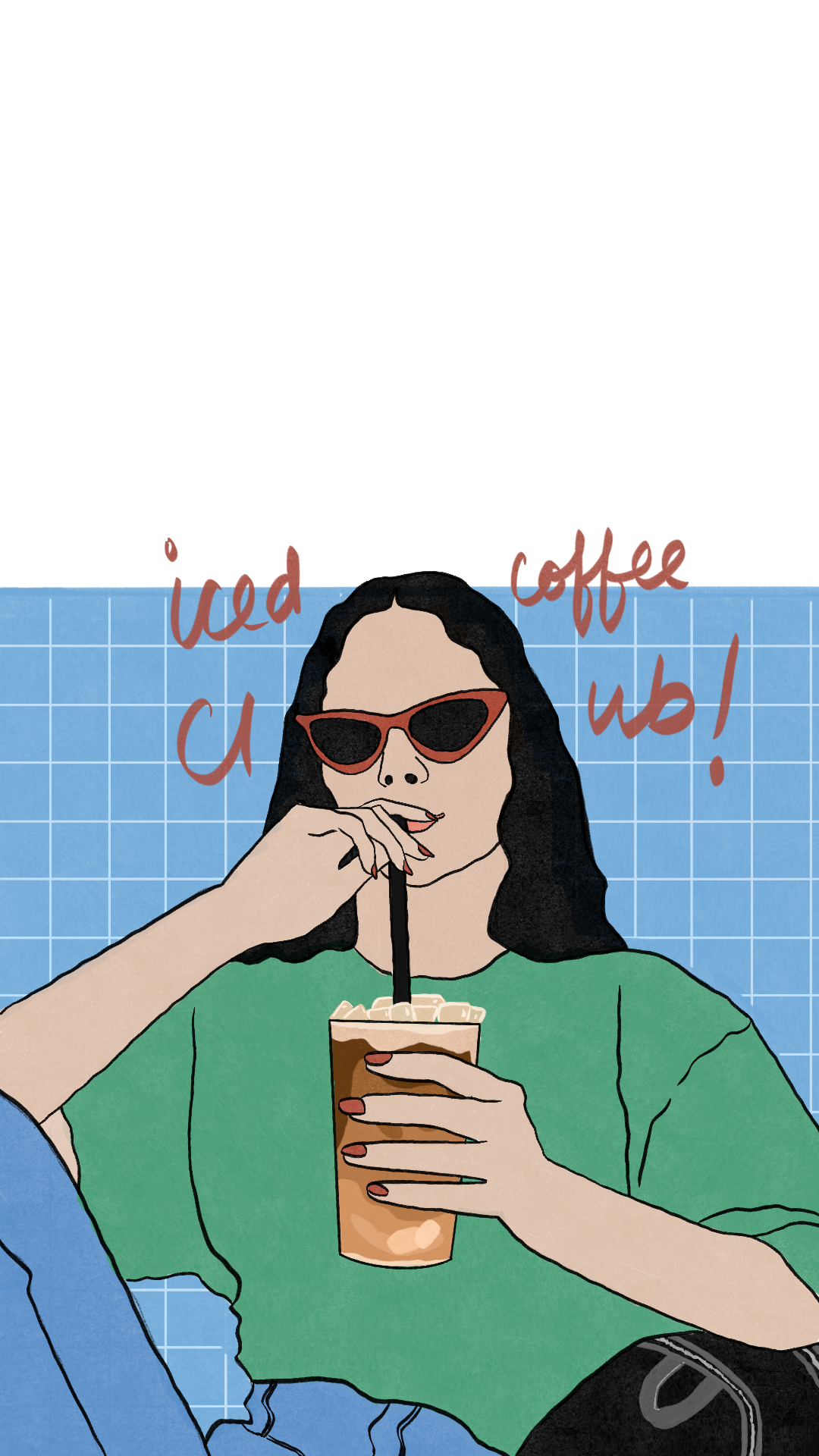 Iced Coffee Club Tote Bag