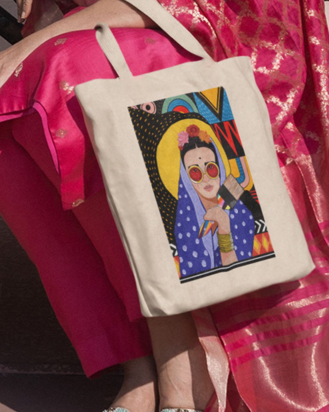 Amrita Sher-Gil Tote Bag Canvas With Zip / No Zip