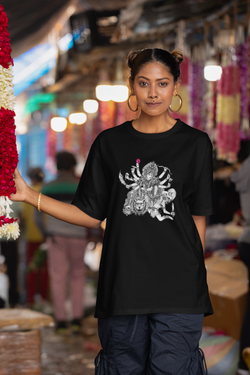 Maa Durga Oversized T-shirt